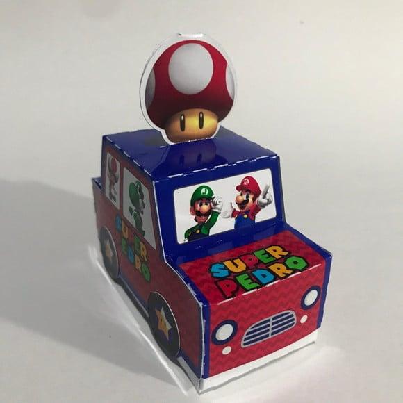 Caixa Carrinho Super Mario Bros