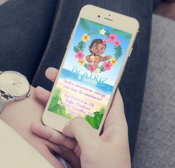 Convite Digital Moana