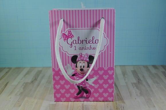 Sacolinha Minnie Rosa