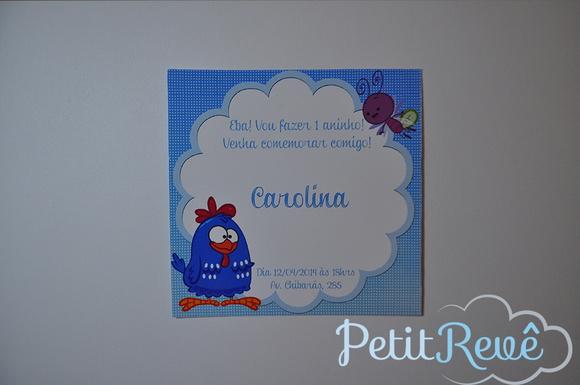 Convite Galinha Pintadinha