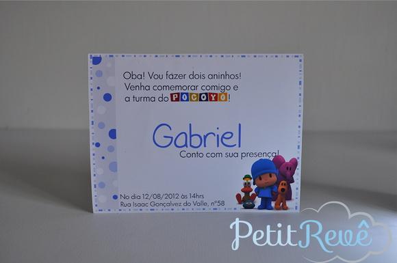 10 Convites Pocoyo