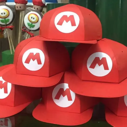 Caixa Boné Super Mario