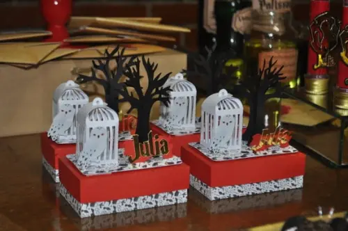 10 Caixas Cenário Mágicos Harry Potter
