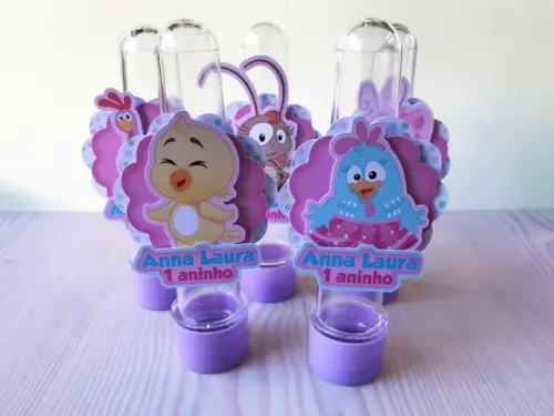 Tubete Lembrancinha Galinha Pintadinha Candy