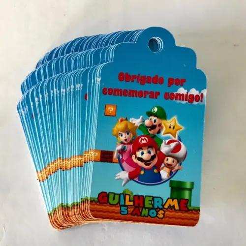 Tag Agradecimento Super Mario