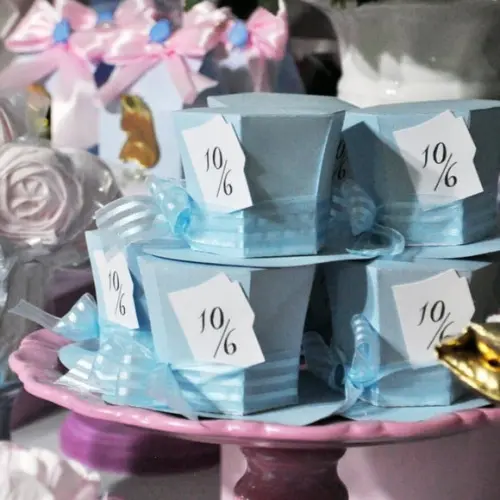 Caixa Cartola Chapeleiro Alice