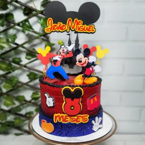 Topo de Bolo Mickey