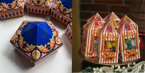 Kit 50 Caixas Harry Potter (feijões Mágicos + Sapo)