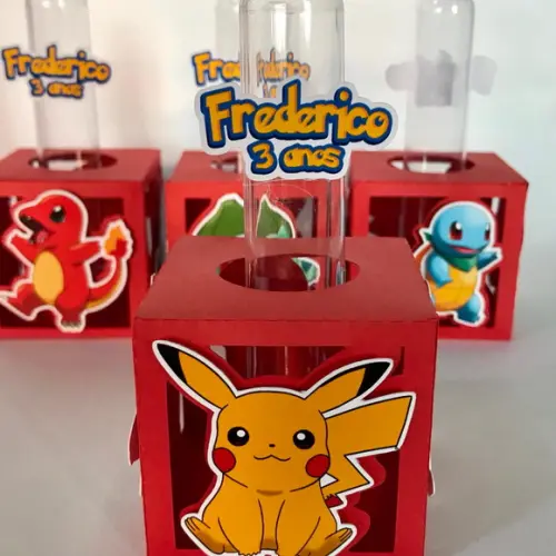 Porta Tubete Pokemon