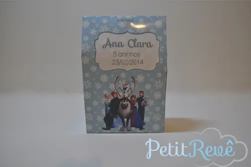 10 Caixa Sacolinha Frozen