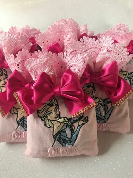 Bag Bordada Frozen Elsa Luxo