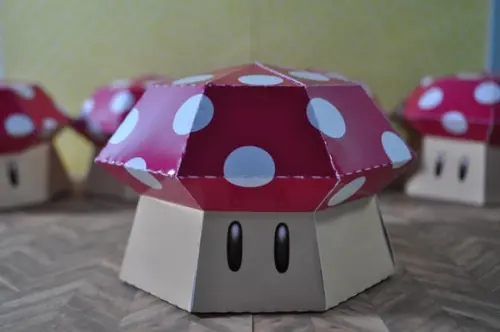 Caixa Cogumelo Super Mario