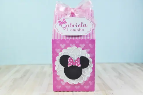 Caixa Milk Minnie Rosa