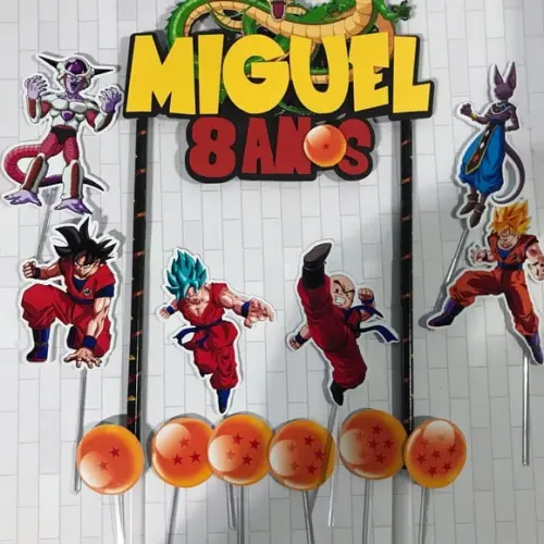 Topo de Bolo Dragon Ball Z
