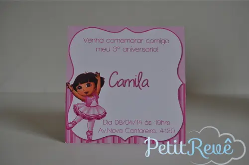 Convite Dora
