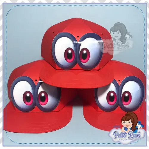 Caixa Boné Super Mario