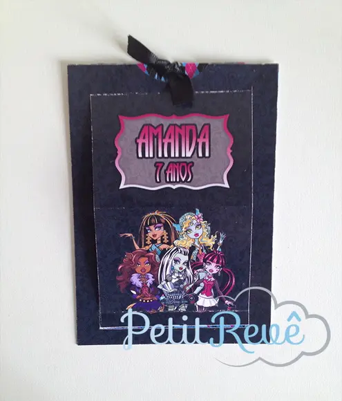 Convite Monster High