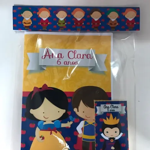 Kit Colorir Branca de Neve