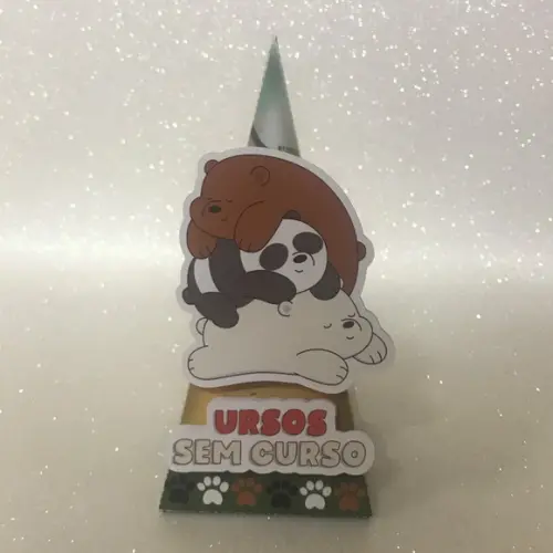 10 Caixa Cone Urso sem Curso