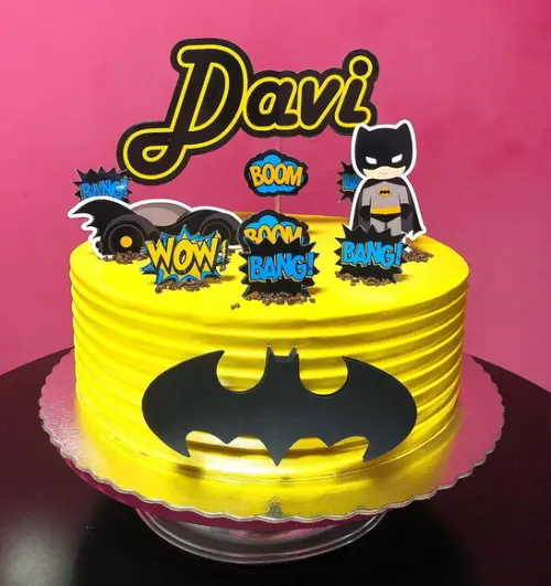 Topo de Bolo Batman