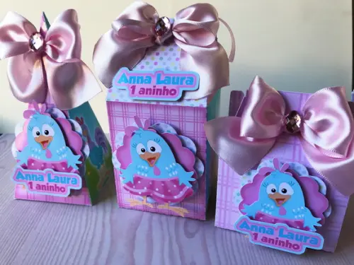 Kit Caixas Personalizadas Galinha Pintadinha Candy