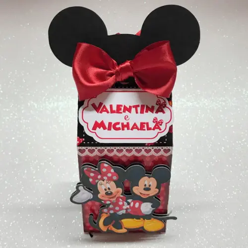 Caixa Milk Minnie Vermelha