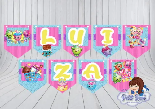Bandeirolas Shopkins