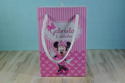 Sacolinha Minnie Rosa