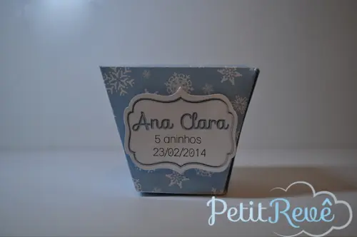 Mini Caixa Frozen
