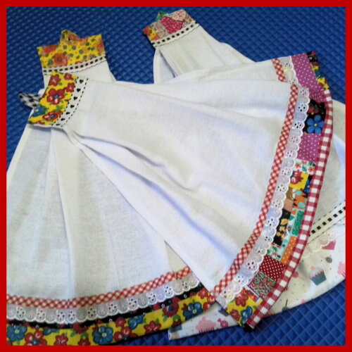 Kit 10 Bate Mão Pano de Prato Patchwork Barrados Sortidos