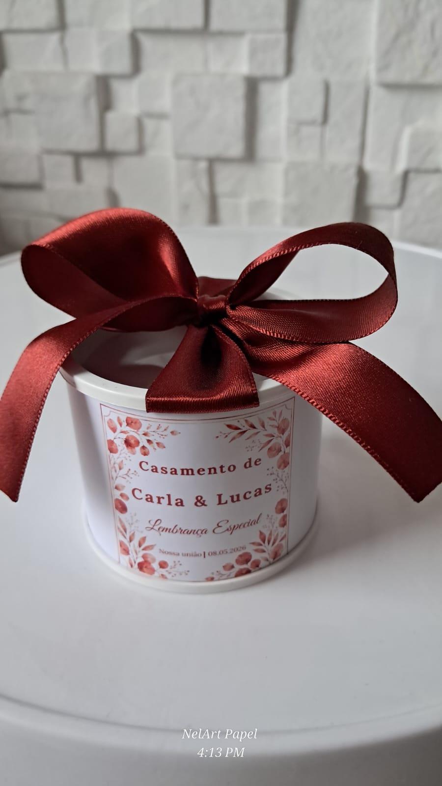 Kit Tubolata Personalizada 5x6 - Lembrancinha para casamento l No