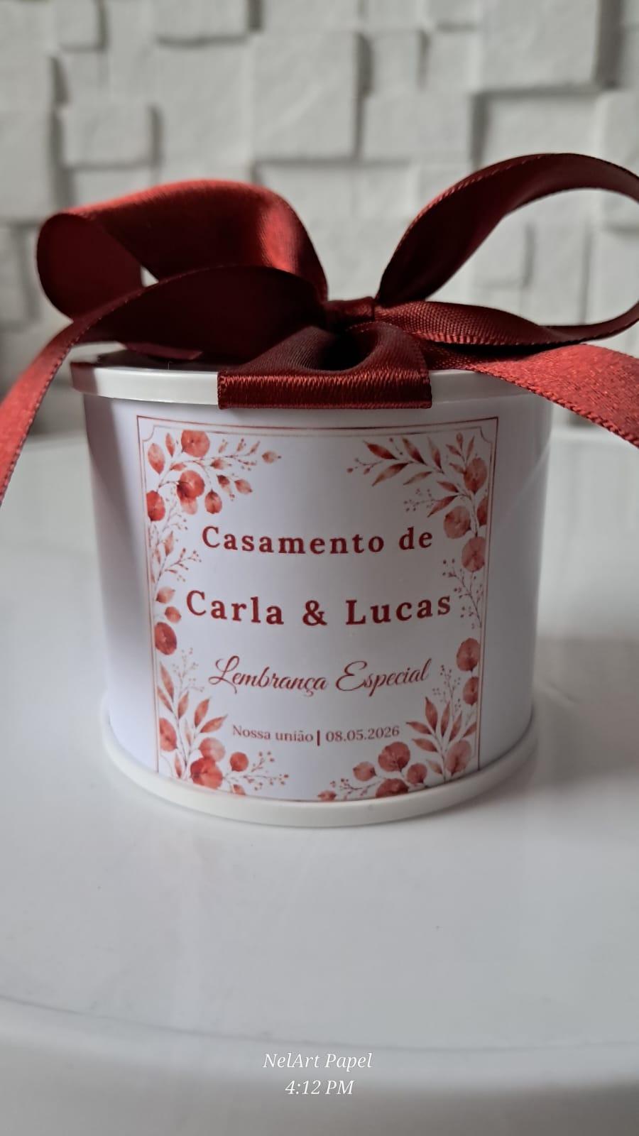 Kit Tubolata Personalizada 5x6 - Lembrancinha para casamento l No