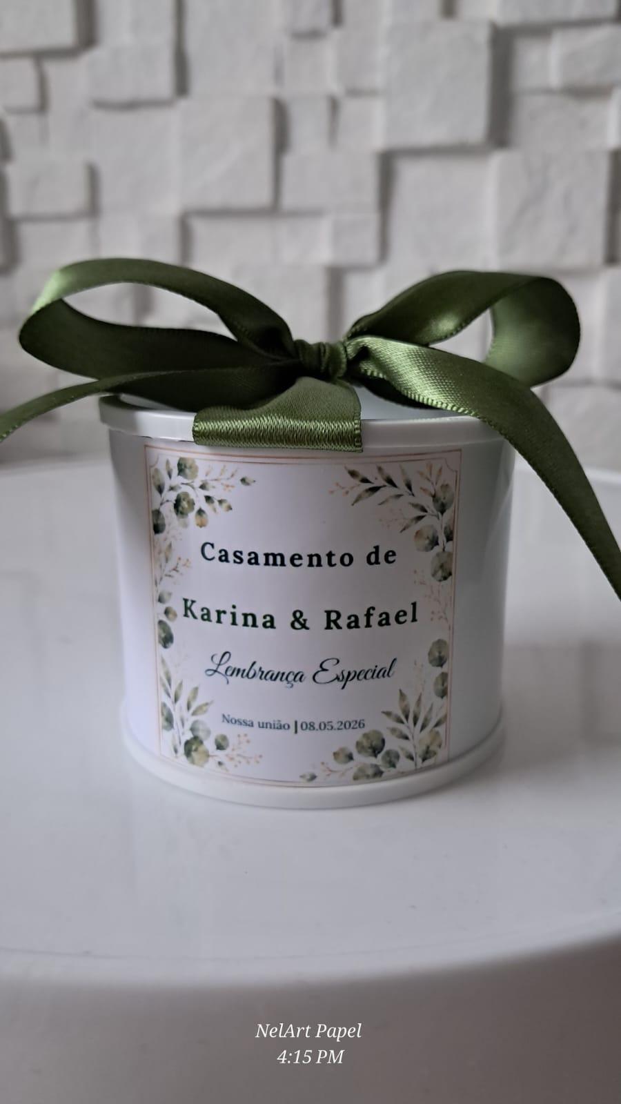 Kit Tubolata Personalizada 5x6 - Lembrancinha para casamento l No