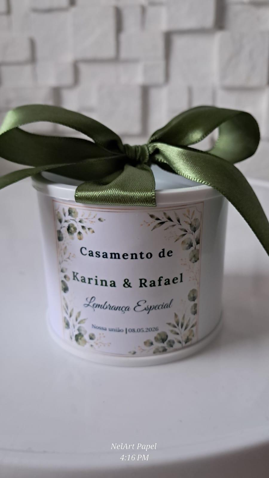 Kit Tubolata Personalizada 5x6 - Lembrancinha para casamento l No