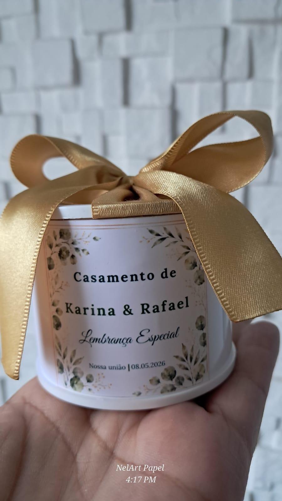 Kit Tubolata Personalizada 5x6 - Lembrancinha para casamento l No