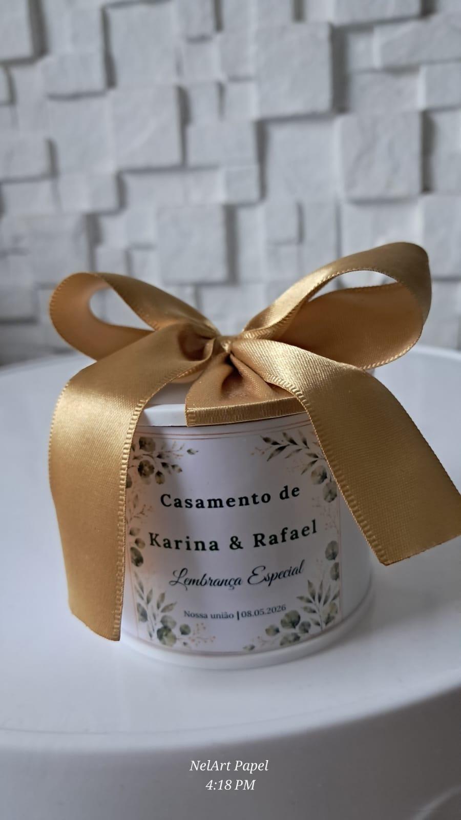 Kit Tubolata Personalizada 5x6 - Lembrancinha para casamento l No