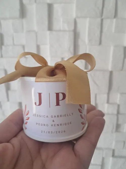 Kit Tubolata Personalizada 5x6 - Lembrancinha para casamento l No