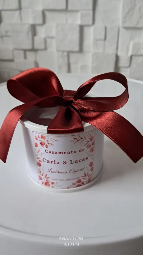 Kit Tubolata Personalizada 5x6 - Lembrancinha para casamento l No