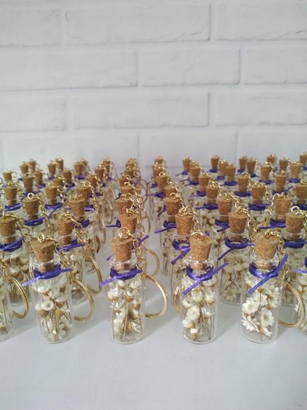 30 Lembrancinhas Flores no Vidrinho