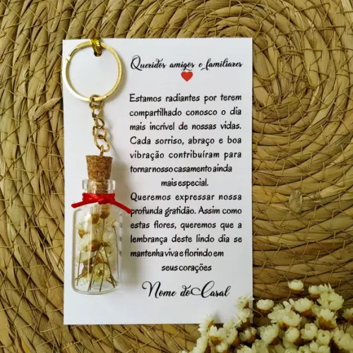 30 Lembrancinhas de Casamento Flores no Vidrinho
