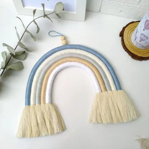 Arco Íris Boho Macrame