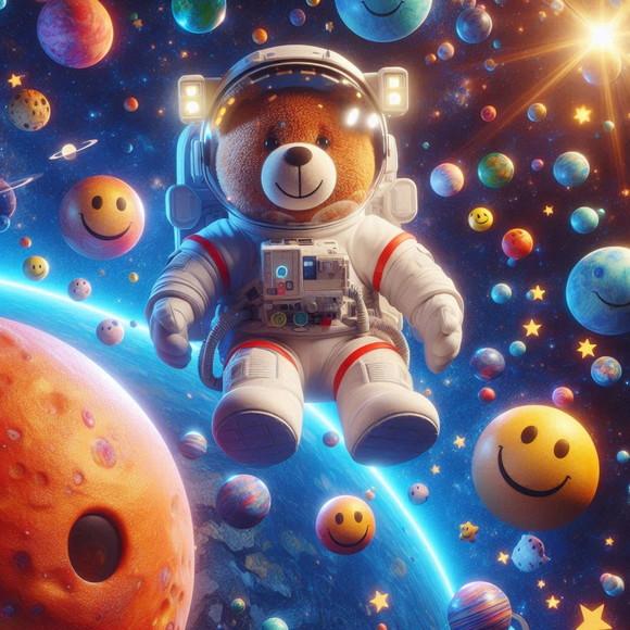 Kit Digital ursinho Astronauta - Amora Mel Arquivos