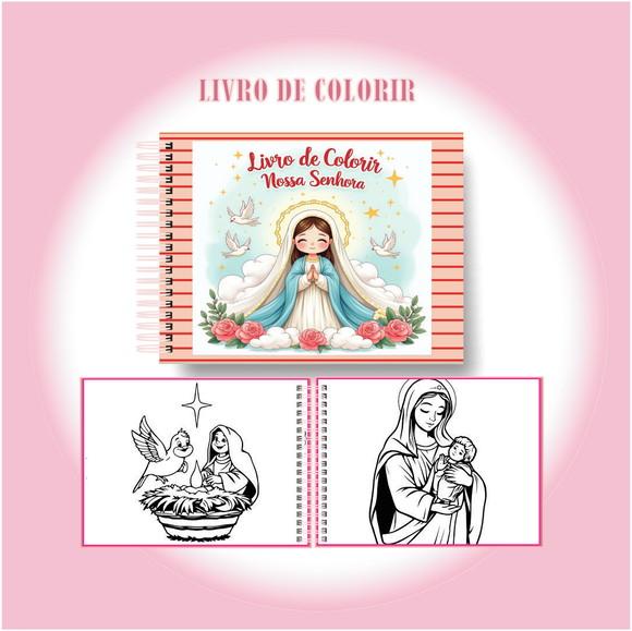 Arquivo Digital Livro de Colorir Nossa Senhora