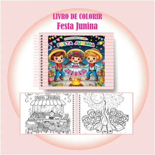 Arquivo Digital Livro de Colorir Festa Junina