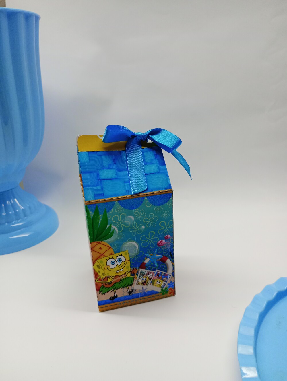 Caixinha milk personalizada - bob esponja