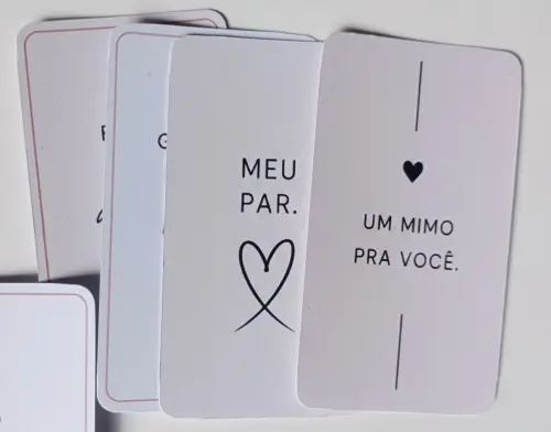 36 Tags Dia dos Namorados Minimalista para Cestas, Flores e Presentes
