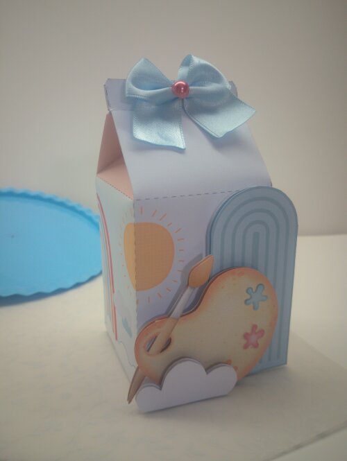 Caixinha milk personalizada - o maior pintor do mundo