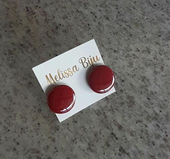 Brinco de Resina Vinho