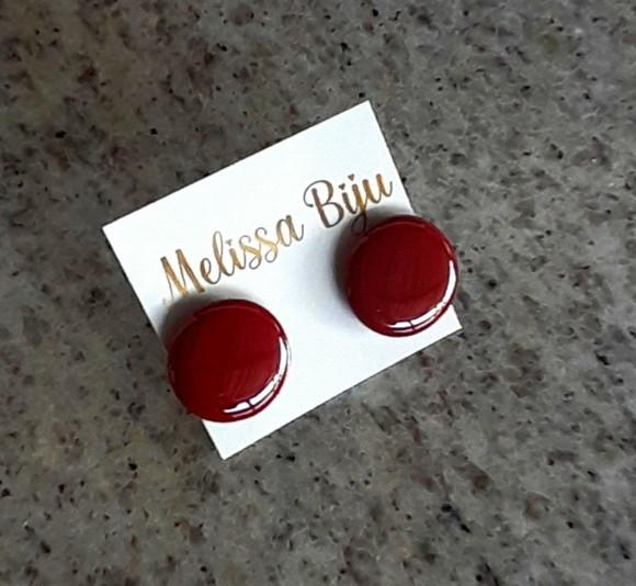 Brinco de Resina Vinho