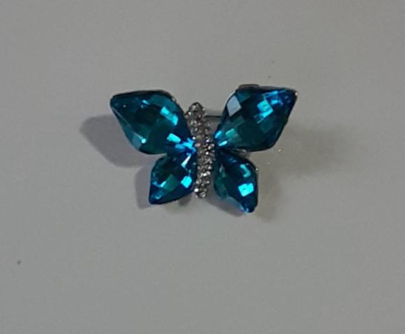 Broche Borboleta Azul
